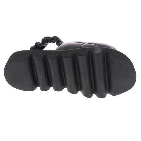 Puffy Round Lugg - All Black - Black
